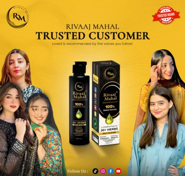 rivaj mahal hair oil for hair growth & shine 100% natural formula for men & women stops hair fall, promotes thick & long hair 200ml, hair food oil, hair growth oil, herbal hair oil, hair fall control, rosemary oil for hair growth free delivery